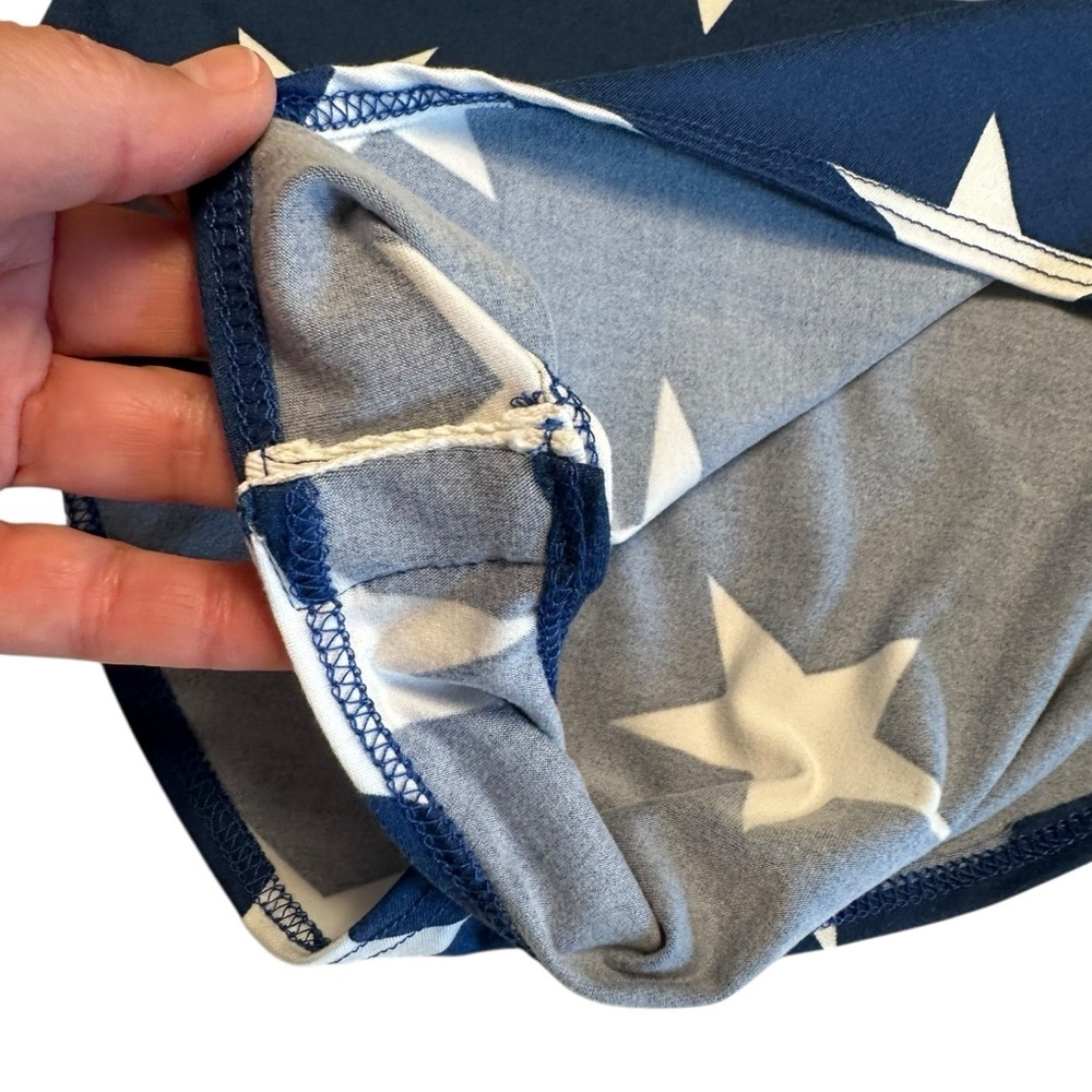 Gaze | Blue & White Star One Piece Bodysuit Size Small - Picture 6 of 8